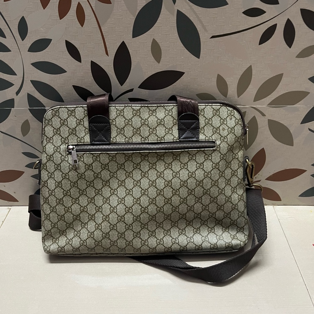 Laptop bag with coated canvas - Picture 3 of 6